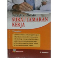 Image of Cara Jitu Menulis : Surat Lamaran Kerja